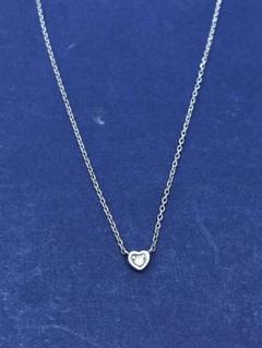 未使用品❣️4°C ハート型シルバーネックレス 4℃** エターナルシルバー ネックレス ハートネックレス (4