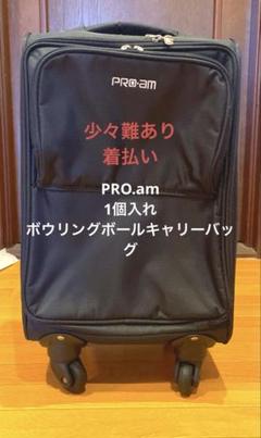 PRO-AM ABSOLUTE SOLUTION ボウリングバッグ 黒 PRO-AM ボウリング用バッグとシューズセット