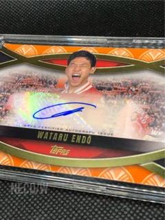 【日本未発売】遠藤航 リバプール 直筆サイン Topps 高級版Palatial