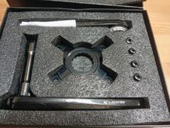 新品 LEXON カーボンクランク 170mm チタンシャフト 24mm Lexon-Road-自転車クランクセット,チタンスピンドル,362g, 24mm