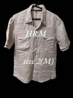 HRM半袖シャツサイズ2(M)ピンクハリランハリウッドランチマーケットウエスタンのサムネイル