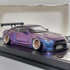 1/64 35GT-R 改　アンドロメダ バイオレット ブルー 1/64 35GT-R 改 アンドロメダ バイオレット ブルー - メルカリ