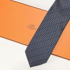 エルメス HERMES ネクタイ シルク フランス H織りタイ ファソネH H柄