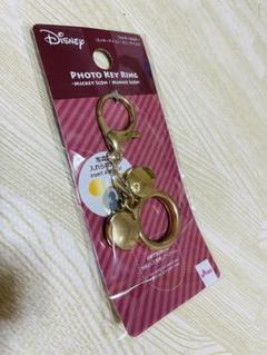 Disneyミッキーアイコンフォトキーリング新品❤️ディズニーダイソー完売品