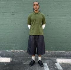 194local Pleated 5-Pocket Short indigo