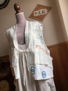 ✳︎1045 粉袋リメイク　パンツ 粉袋肥料袋リメイク～リメイクパンツ （Momoyo Stoby 素陶美