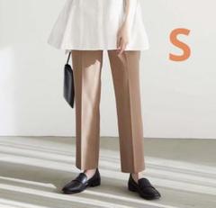 for/c ストレッチ テーパードパンツ Sサイズ モカ