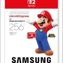 【新品】Samsung microSD Express 256GB Switch