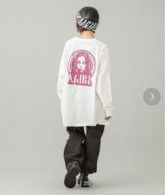 X-girl ロンT【新品未使用】 X-girl エックスガール OLD ENGLISH L/S BABY TEE ロンT 長袖