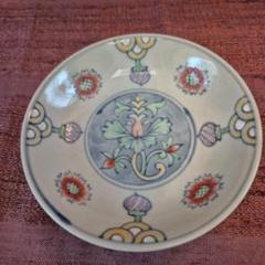 六代 佐藤走波 染錦花鳥文 手鉢 陶器 骨董品 共箱 有田焼 六代 佐藤走波 染錦草花文赤濃高杯小鉢揃