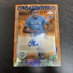 Justin Obaovwoduo オートグラフカード 12/25