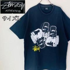 【激レア】ステューシー Tシャツ サイズL　００S　DISTRESSED