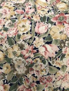 花柄ベッドカバー 約250× 430㎝