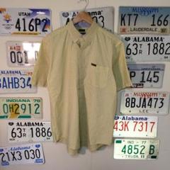 USA古着 CHAPS チェック柄 半袖シャツ サイズL