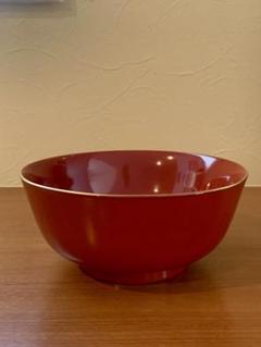 輪島塗　朱　多様大椀　丼椀　金縁付き　赤　漆器 輪島塗 朱 多様大椀 丼椀 金縁付き 赤 漆器 - メルカリ
