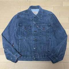 [40R] 87' Levi's 先染め ブラックデニム ジャケット 70506のサムネイル
