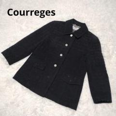 y2k♥️クレージュ courreges/⭐アイボリージャケット/コート/38 アイボリー ガーリー コート アウター ジャケット グレー 白