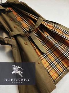 定価20万●BURBERRY LONDON●最高級ギャバジン　トレンチコート