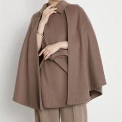 lily brown RESCWOOL 2WAYケープコート　モカ LILY BROWN（リリーブラウン）の「RESCWOOL 2wayケープコート