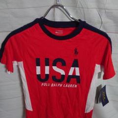 新品未使用　[ポロラルフローレン]　Tシャツ　サイズS　箱付き POLO RALPH LAUREN - ポロ ラルフローレン Tシャツ 赤 小さい