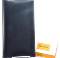 未使用 ETTINGER エッティンガー 札入れ 長財布 ブラック イエロー