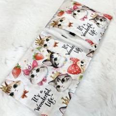 サニタリーケース 猫 サバトラ 茶トラ 花 苺 姫猫S8114