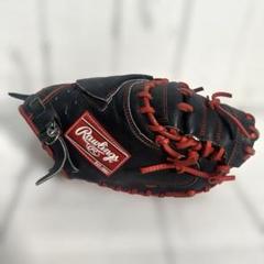 Rawlings 軟式グローブ 黒/赤　キャッチャーミット　即戦力　一般 Rawlings 軟式グローブ 黒/赤 キャッチャーミット 即戦力 一般