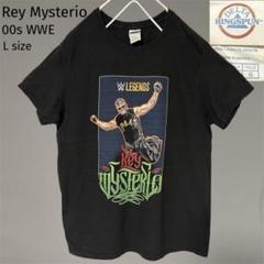 2008 WWE/ ミステリオ 総柄 レスリング Tシャツ