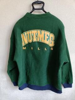 90s NUTMEG MILLSビッグロゴスウェット　Florida　アップリケのサムネイル