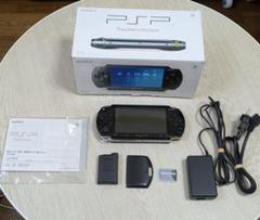 PSP-1000 本体 ブラック(箱、取説付)　ソフト7本