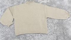 ニット　セーター レディース　アイボリー　秋冬　秋冬ニット S Sサイズ