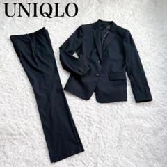 UNIQLO ユニクロ スーツ セットアップ ネイビー ストライプ L