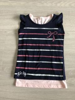 ボーダーカットソー&タンク セット 130 新品