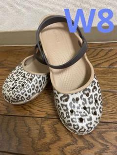 crocs クロックス メリージェーン W8レオパード ヒョウ柄