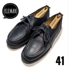 KLEMANクレマン41パドレ26㎝チロリアンシューズ ネイビー KLEMAN PADRE パドレ / クレマン チロリアンシューズ 牛革