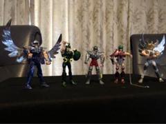 聖闘士星矢 ブロンズ聖闘士フィギュアセット 素晴らしいおもちゃ聖闘士星矢聖闘士聖衣神話 EX 黒龍聖龍 V1