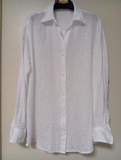 【ロケット】美品 Deuxieme Classe OGLINENシャツ 白 OGLINEN シャツ（シャツ／ブラウス）｜MUSE de Deuxieme Classe