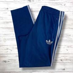 adidasoriginals トラックパンツ 刺繍ロゴ 紺色 2XL 1030 90s adidasアディダス トレフォイル ロゴ刺繍 トラックパンツ 黒