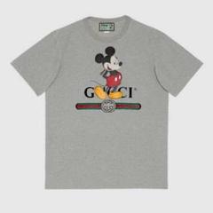 GUCCI ミッキーマウス Tシャツ グレー 正規 20AW GUCCI × DISNEY グッチ ディズニー ミッキーマウス