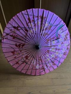 和傘　日本舞踊　玉屋　絹張り描き絵傘 和傘 日本舞踊 玉屋 絹張り描き絵傘
