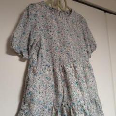 GU ☺️半袖　花柄ワンピース　130　美品