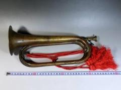 進軍ラッパ■日本陸軍 軍用ラッパ 真鍮 アンティーク 骨董品 ミリタリー■ 進軍ラッパ□日本陸軍 軍用ラッパ 真鍮 アンティーク 骨董品