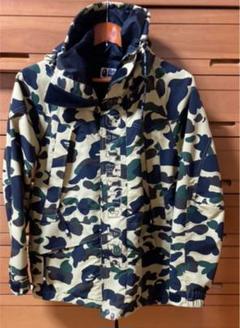 希少！A BATHING APE スノボウエア　上下　オレンジ紺白　XL エイプ 希少！A BATHING APE スノボウエア上下オレンジ紺白XL エイプ