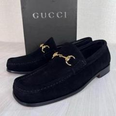 GUCCI グッチ　ローファー　ビットローファー　金　41ハーフ 美品” GUCCI（グッチ）ホースビットローファー Size:41.5 E