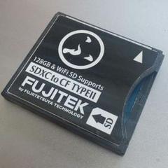 FUJITEK SDXC to CF TYPE II 128GB WIFI対応