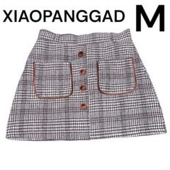⭐️匿名配送⭐️XIAOPANGGAD チェックスカート Mサイズ　ポケット付き