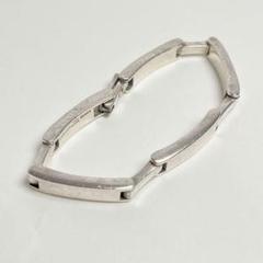 グッチ　ヴィンテージ　プレート　ブレスレット　925 madeinitaly グッチ ヴィンテージ プレート ブレスレット 925 madeinitaly
