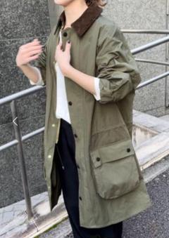 美品⭐︎Barbour Spick&Span 別注　フード付きロングコート Barbour Spick&Span 別注 フード付きロングコート