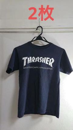 THRASHER スラッシャー２枚 Tシャツ 他合計 ネイビー ブラックのサムネイル