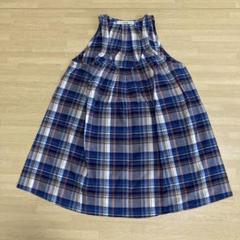 comia チェック柄 ノースリーブチュニック ノースリーブ チェック柄チュニック - メルカリ
